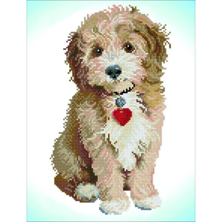 DIAMOND DOTZ® Lovely Boy Diamond Painting Kit - 16 x 13