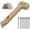 Khaki, variant on Multifunctional Camping Hammer & Tent Stake Puller with 8 Tent Stakes, Heavy Duty Tent Stake Hammer, Camping Mallet with Bottle Opener & Storage Handle for Hiking, Backpacking & Outdoor Setup (Khaki)
