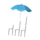 thumbnail image 2 of Sombrilla para plantas, versátil, resistente a la lluvia, con estaca para el suelo y protección solar. Azul, 2 of 9