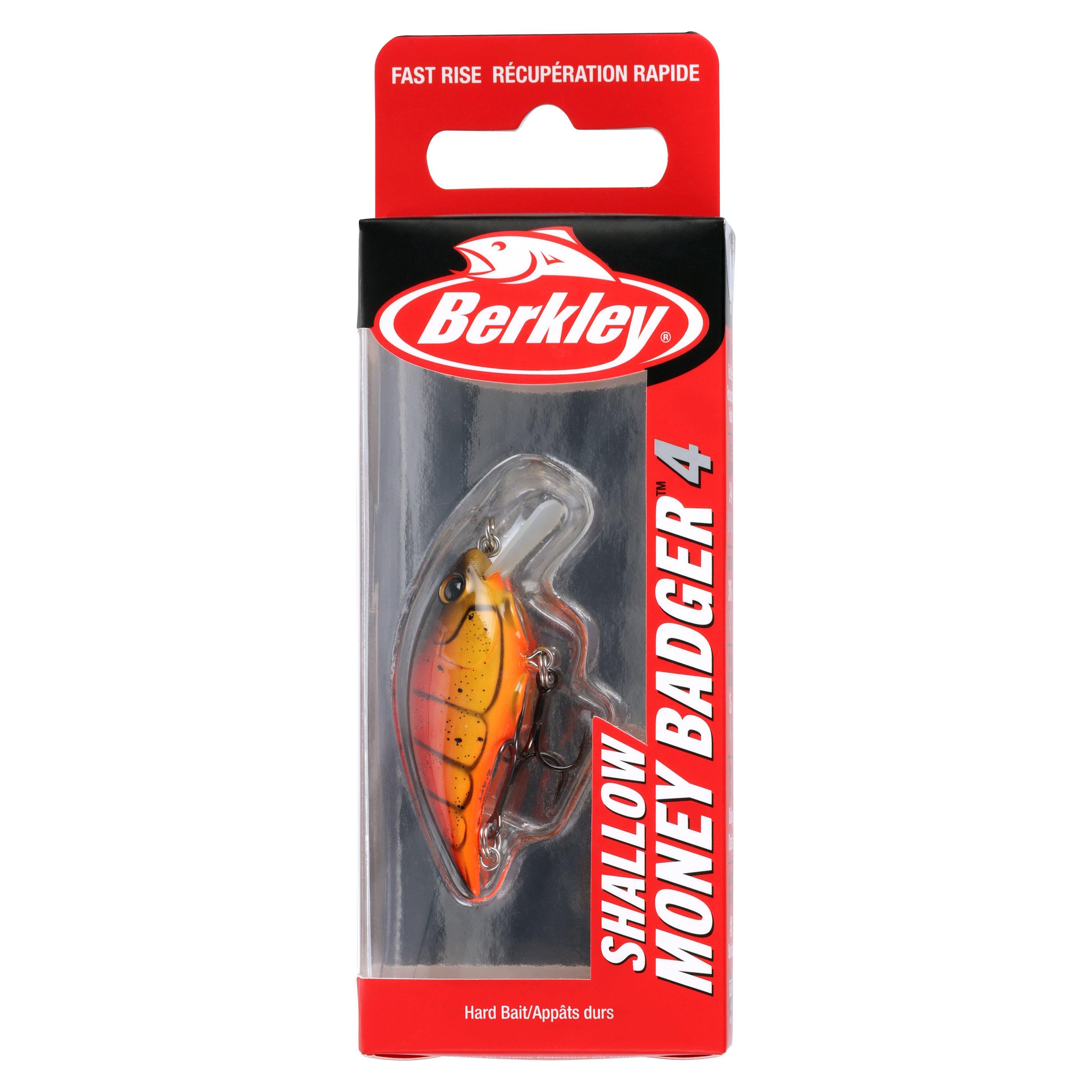 Berkley Shallow Money Badger Fishing Crankbait, 2.1 in, Hybrid Baitfish-Crayfish