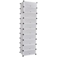 thumbnail image 5 of vidaXL 10 Compartments Shoe Organizer Storage Rack Display Stand Shelf 2 Colors, 5 of 10