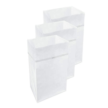 

Clean Cubes 30 Gallon Disposable Sanitary Trash Cans & Recycling Bins 3 Pack (White Pattern)