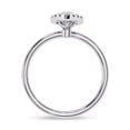 thumbnail image 4 of AFFY Halo Solitaire Engagement Ring for Women, 1.00 Carat (ctw) Marquise and Round Cut Lab Grown Diamond Ring In 10K Solid White Gold F-G, VS-SI Quality Gifts For Her Ring Size-6.5, 4 of 7