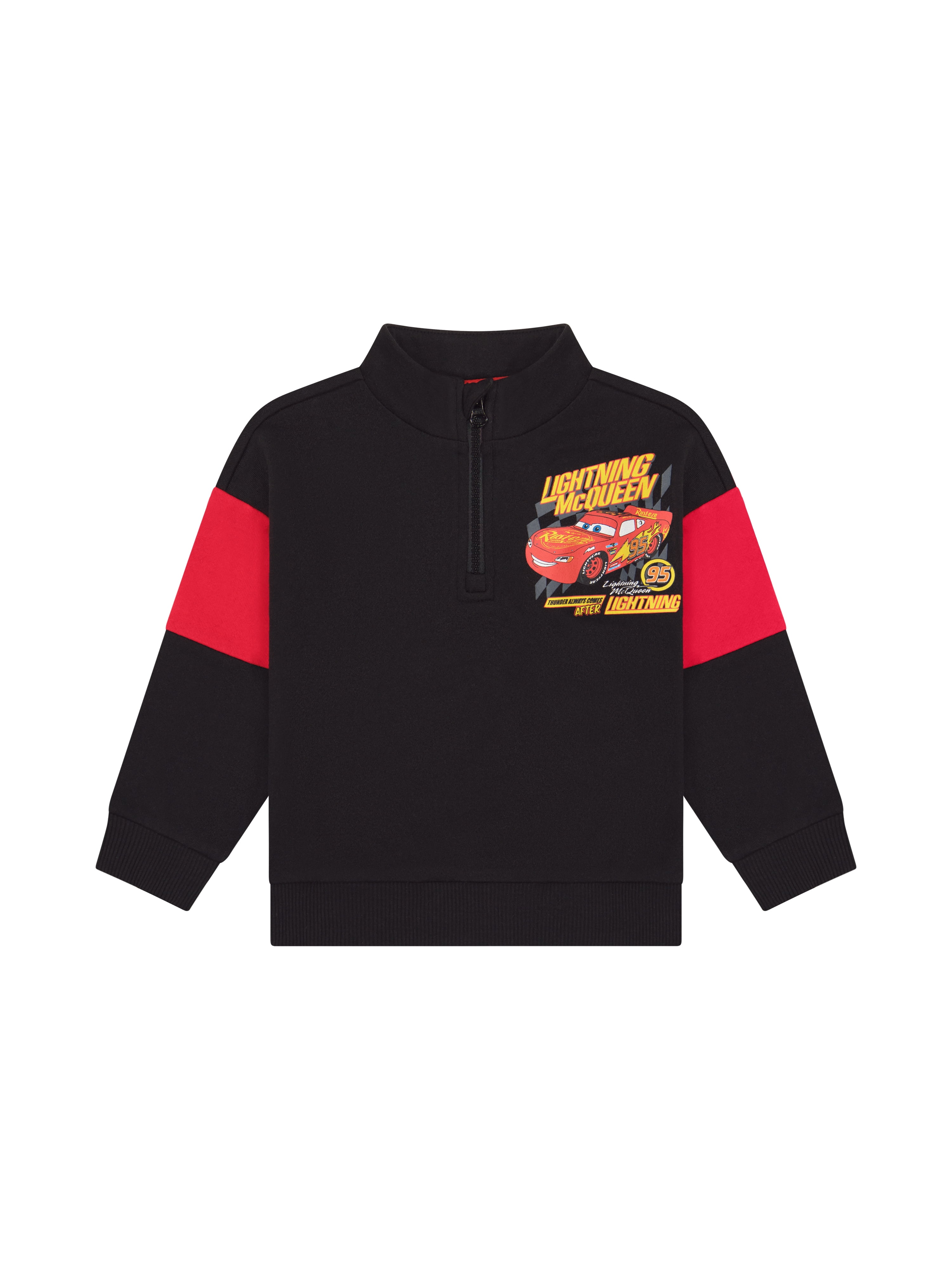 Cars Toddler Boys Quarter Zip Top, Sizes 12 Months - 5T