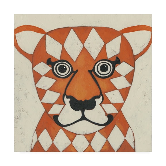Trademark Fine Art 'Zoo Portrait II' Canvas Art by Chariklia Zarris