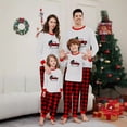 thumbnail image 1 of Explosivo 2024 nueva ropa blanca para padres e hijos otoño invierno Navidad coche estampado una familia de tres ropa familiar de moda, 1 of 5