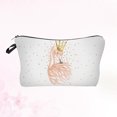 thumbnail image 1 of KAKOWELY 1Ud Bolsa De Maquillaje Con Cierre Estampada Flamenco Para Almacenamiento De Cosméticos Y Accesorios Múltiples, 1 of 8