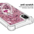 thumbnail image 4 of case for Samsung Galaxy A01 Core Case with Creativity Clear Quicksand Glitter Flowing Liquid Floating Soft TPU Case w/Stand Bling Diamond Sparkle Phone Cover for Samsung Galaxy A01 Core  Rose Gold, 4 of 14