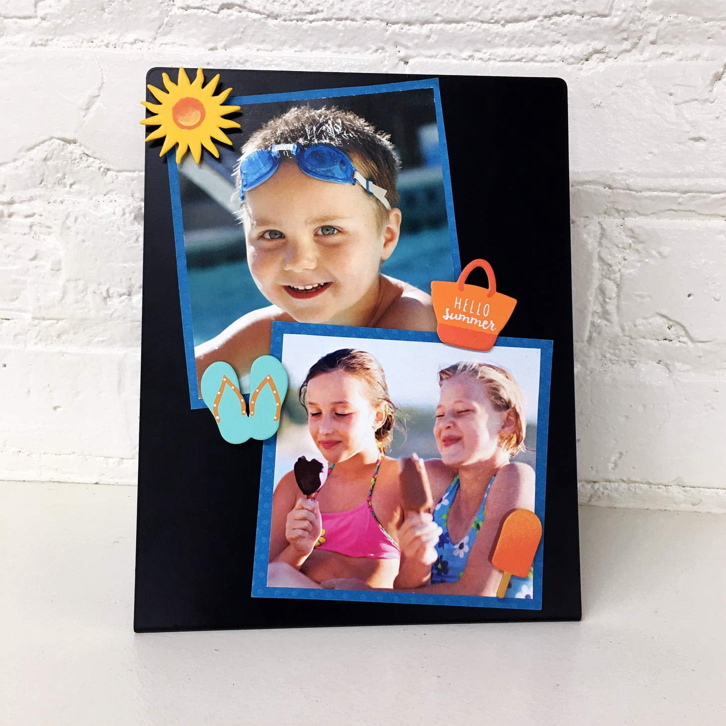 Summer Decor Magnets and Metal Photo Board for Home or Office by Roeda Studios