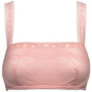 Maidenform Charmed Lace Bandeau Bra 32A Petal Pink