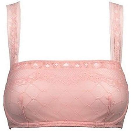 Maidenform Charmed Lace Bandeau Bra 32A Petal Pink