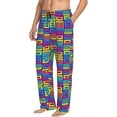 thumbnail image 2 of Daiia Cassette Tapes Men's Sleep Pant with Pockets and Drawstring,Pajama Pants-Medium, 2 of 9