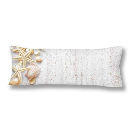 Gckg Beach Seashell Starfish Body Pillow Covers Pillowcase