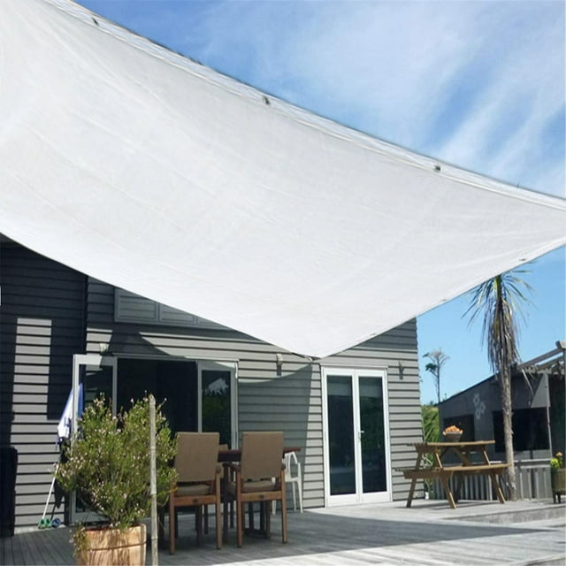 LSLJS Auvent Pare-Soleil Extérieur pour Piscine, Protection Solaire 95% Rectangle pour Patio Jardin Installation Extérieure