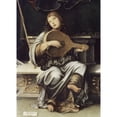 thumbnail image 2 of Girl with a Lute Francesco Raibolini Francia Pinacoteca di Brera Milan Print, 2 of 4