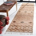 thumbnail image 2 of SAFAVIEH Natural Fiber Courtney Geometric Runner Rug, Natural/Rust, 2'3" x 9', 2 of 8