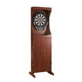 thumbnail image 2 of Carmelli BG1040 Outlaw Free Standing Dartboard & Cabinet Set, Cherry Finish, 2 of 7