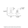 thumbnail image 4 of Maxim Lighting - Admiralty - 1 Light Outdoor Wall Mount-16.75 Inches Tall and 12, 4 of 5