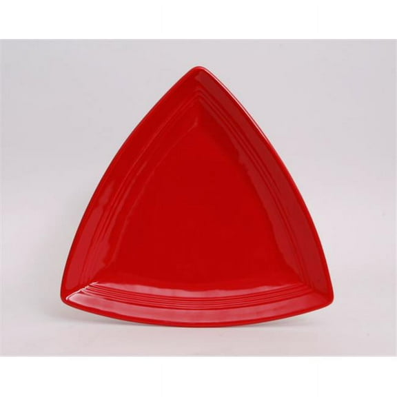 Tuxton China CQZ-1248 12.5 in. x 1.5 in. Triangle Plate