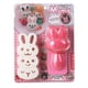 thumbnail image 1 of Wosthever Juego de moldes para bolas de arroz en forma de conejo, color rosa, para almuerzos infantiles, molde para bolas de arroz en forma de Cocina y Comedor, 1 of 6