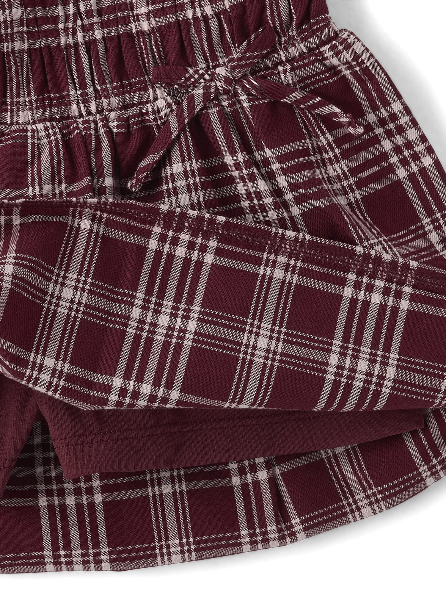 The Children's Place Girls Plaid Smocked Poplin Skort, Sizes XS-XXL