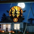 thumbnail image 5 of Clearance Under $1! 1PC Double-Sided Acrylic Witch Pendant, Vivid Halloween Hanging Ornament for Porch & Window, Acrylic, (One Size, Black), 5 of 6
