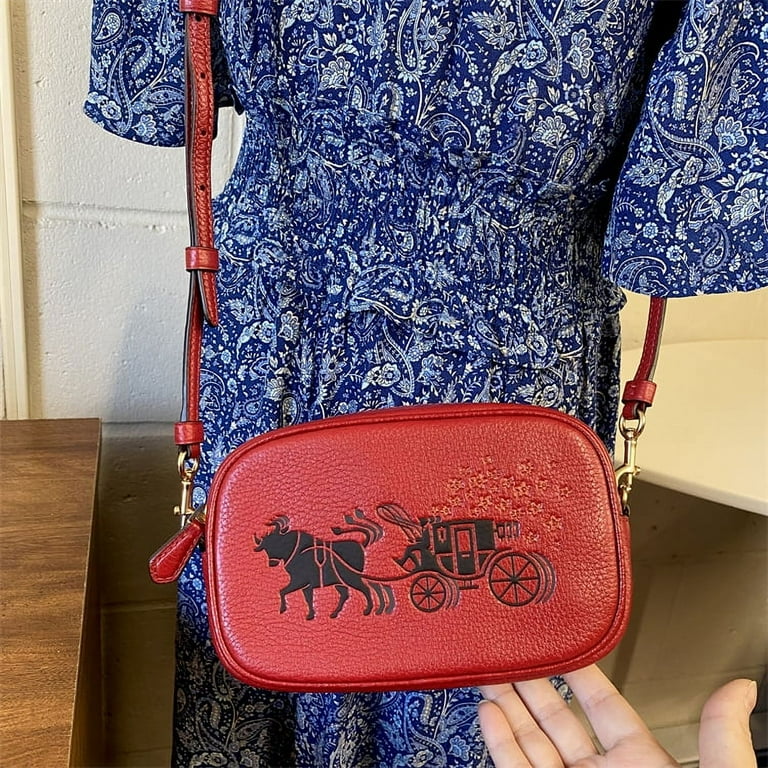 Coach Women s Lunar New Year Convertible Belt Bag With Ox And Carriage Print Red Multi