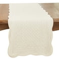 thumbnail image 4 of Saro Lifestyle 1400.TC1672B 16 x 72 in. Charming Quilted Oblong Table Runner, Terracotta, 4 of 5