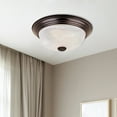thumbnail image 4 of Designers Fountain 11 inch Small 2-Light Oil Rubbed Bronze Flush Mount Ceiling Light, 1257S-ORB-AL, 4 of 5