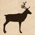 thumbnail image 1 of Ahgly Company Machine Washable Indoor Square Transitional Light Brown Area Rugs, 4' Square, 1 of 7