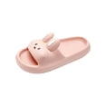 thumbnail image 1 of Cartoon Rabbit Indoor Slippers for Couples EVA Material Soft Comfy Lightweight Breathable Non Slip Flat Heel Home Outdoor Summer Use, 1 of 6