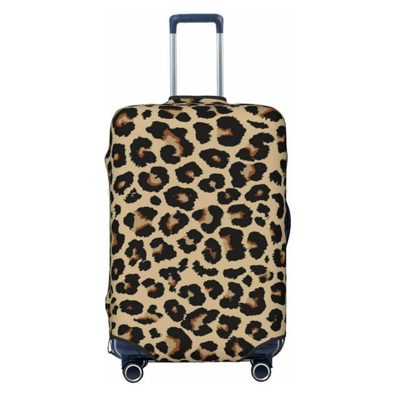 Kdxio Leopard Print-1 Pattern Luggage Cover for Travel,Elastic and Durable,Fits 18-32 Inch,Anti-Scratch Suitcase Protector-No luggage included