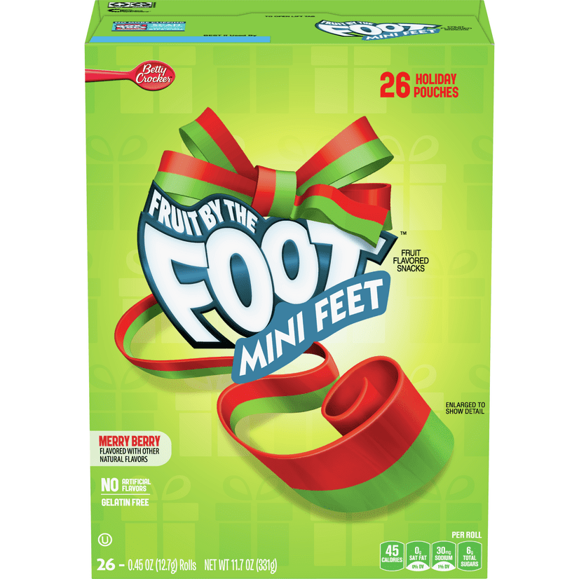 Fruit by the Foot, Fruit Snacks, Merry Berry, 26 ct