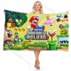 thumbnail image 2 of Super Mario Towel Mario Bros Washcloth Microfiber Beach Towel Super Mary Absorbent Swimming Quick Dry Facecloth Houseware Gift, 2 of 3