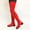 Red, variant on Aueoeo Thigh High Boots For Women Fashion Large Size Boots Women Autumn Long Tube Low Heeled Shoes Boots Knight Boots Over The Knee Boots