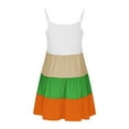 thumbnail image 5 of Efsteb Spaghetti Strap Dresses for Girls Summer Fashion Casual Sleeveless Dress Ruffle Tiered Beach Dresses (Orange,11 Years), 5 of 6