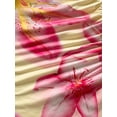 thumbnail image 7 of Pink Floral Print Halter Neck Bodycon Dress With Asymmetric Hem And Side Tie, 7 of 7
