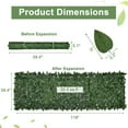 thumbnail image 2 of Costway 4 PCS 118x39in Artificial Ivy Privacy Fence Screen Faux Hedge Fence, 2 of 10