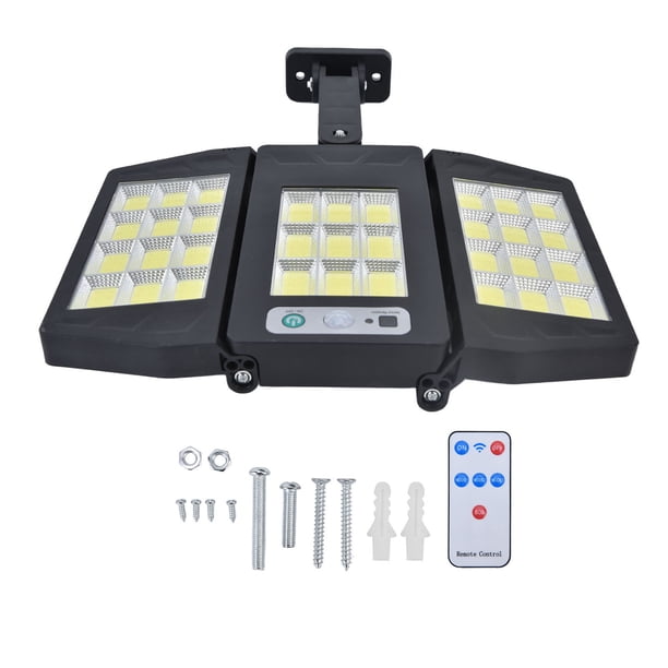 Luz de jardín, luz de pared solar 33COB Lámpara de calle para exteriores Luz de pared solar de primera línea Jadeshay A