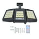 thumbnail image 1 of Luz de jardín, luz de pared solar 33COB Lámpara de calle para exteriores Luz de pared solar de primera línea Jadeshay A, 1 of 8