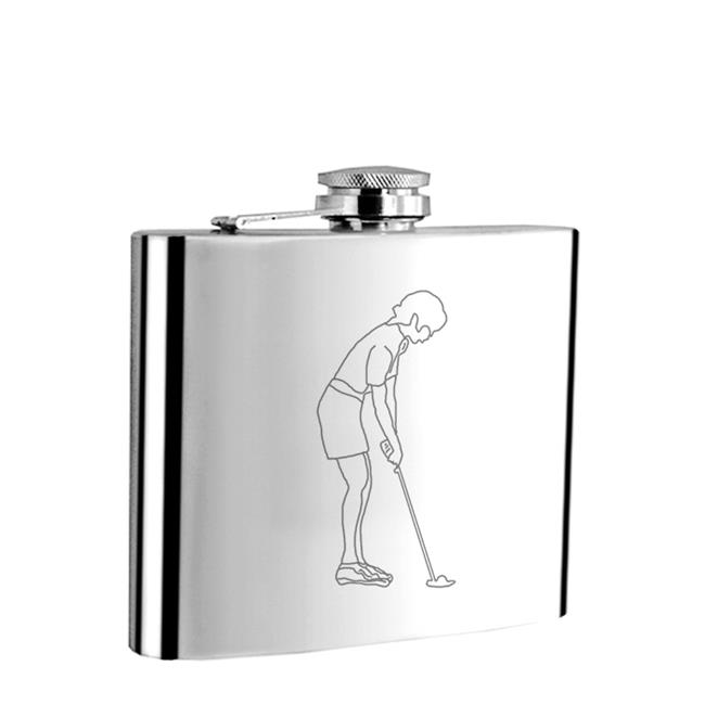 Putting Green Golf me Liquor Flask 6 oz