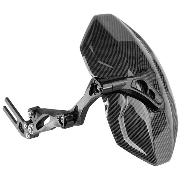 Guardabarros trasero universal para motocicleta, accesorios para moto, piezas de repuesto fáciles de instalar Negro