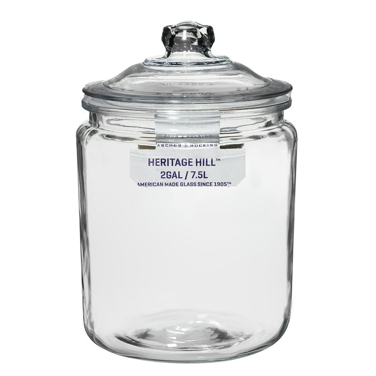 Anchor Hocking Glass Cookie / Candy Jar (1/2 Gallon w/ Lid)