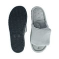 thumbnail image 3 of Isotoner  Sculpted Terry Adjustable Open Toe Slide Slippers (Women), 3 of 5