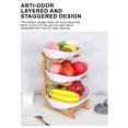 thumbnail image 4 of Cevemin Three-layer And Multi-layer Fruit Platter European-style Dry Fruit Tray And Wooden Stand Home Snack Tray Candy Tray Fruit Basket - Elegant Fruit Display Stand for Dining Table Party Decor, 4 of 9