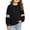 Black #133, variant on Kids' Sweatshirt Striped Sleeve Varsity Crewneck Long Sleeve Casual Pullover Athletic Comfortable Solid Color Top