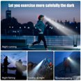 thumbnail image 3 of Powerful LED Induction Headlamp USB/DC Rechargeable Headlight Aluminium Alloy Outdoor Waterproof Head Lamp High Lumen Head Torch, 3 of 5