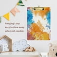 thumbnail image 7 of FMSHPON Watercolor Dragonfly Flowerjpg Clipboard Hardboard Wood Nursing Clip Board and Pull for Standard A4 Letter 13x9 inches, 7 of 7