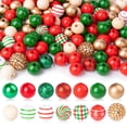 thumbnail image 1 of Perlas navideñas de madera BeBesta, 240 unidades, para manualidades, 1 of 7