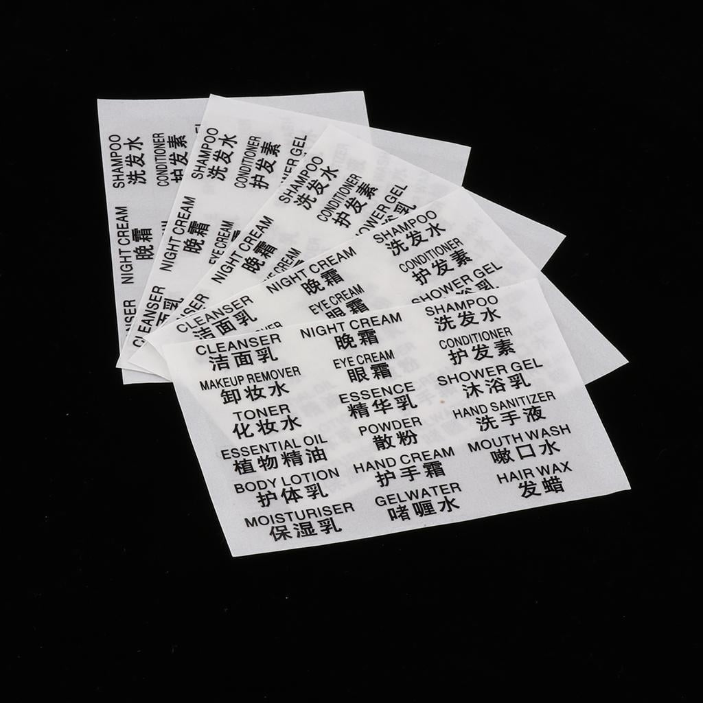 Essential Oil Label Stickers Set – 270 Total (135 Oval & 135 Round) – PVC Waterproof Labels For 3ml, 5ml, 10ml Bottles – Handwrite To Organize Oils & Blends
